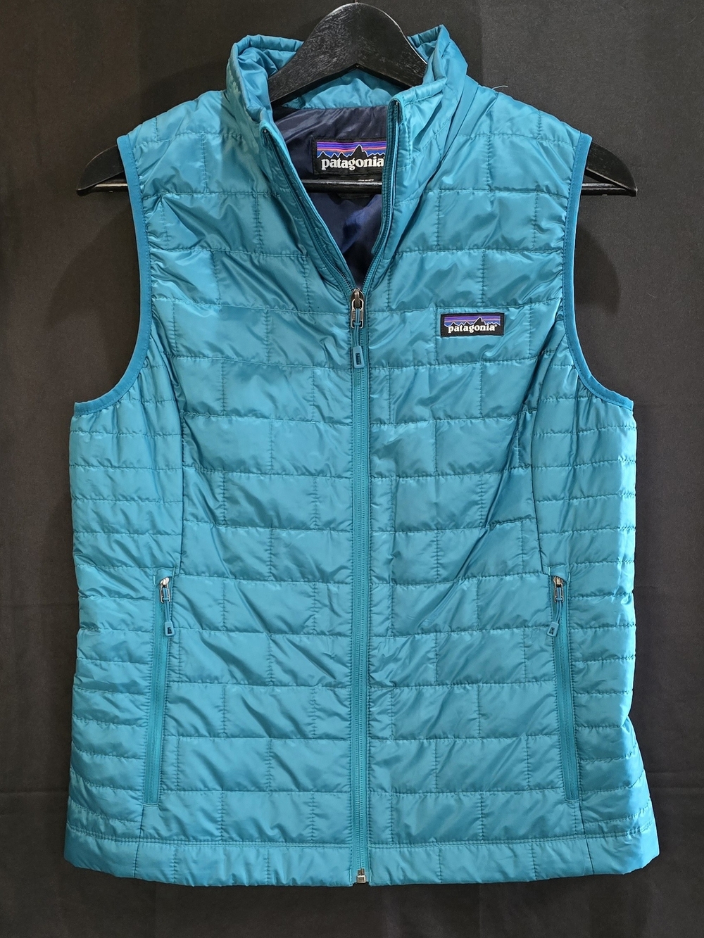 Patagonia Turquoise Quilted Insulated Vest
